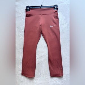 Nike Running 7/8 High-Waist Terracotta Tights